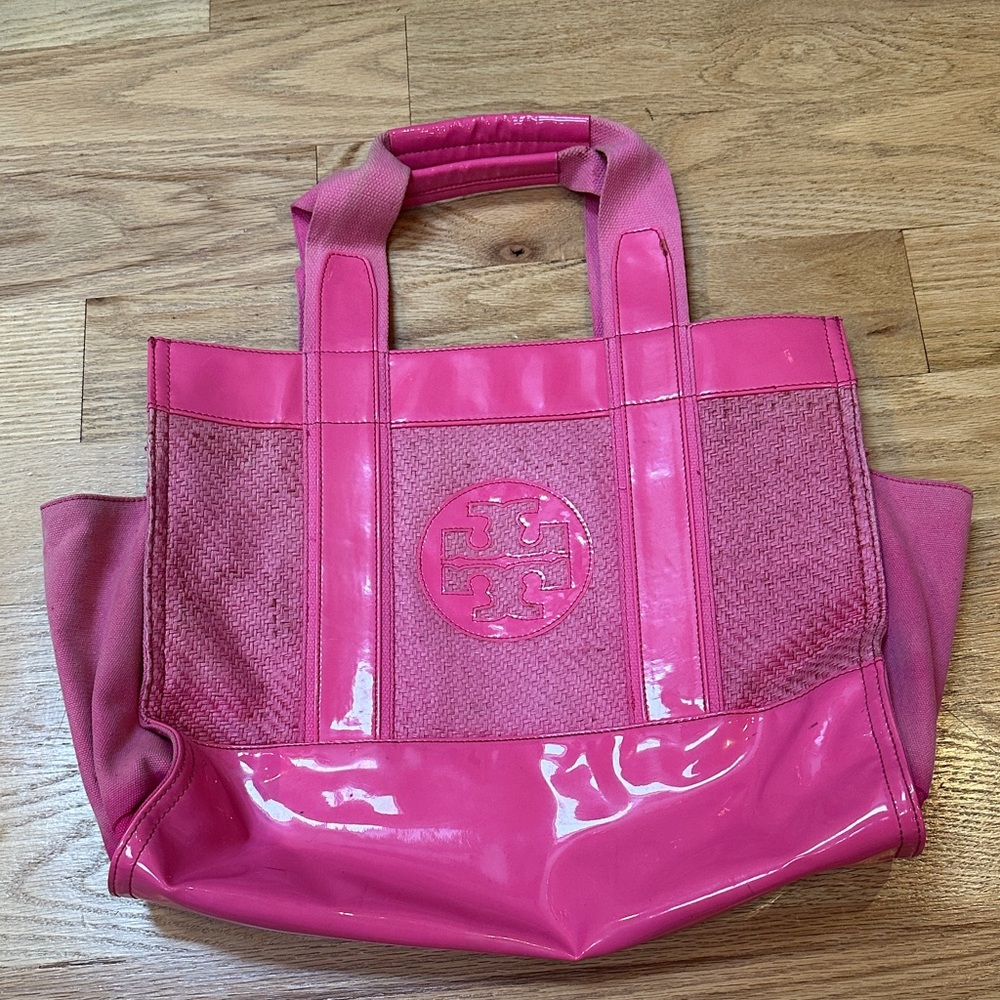 Tory Burch Fuchsia Tote Bag